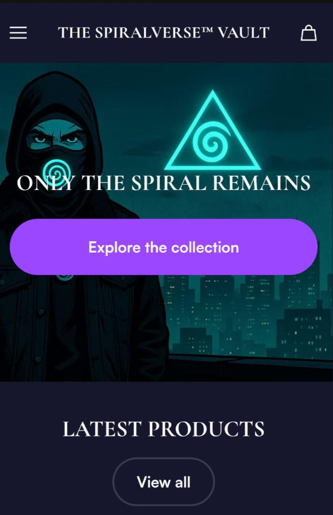ONLY THE SPIRAL REMAINS Unlock sacred lore, unreleased music, and relics from the Spiralverse.